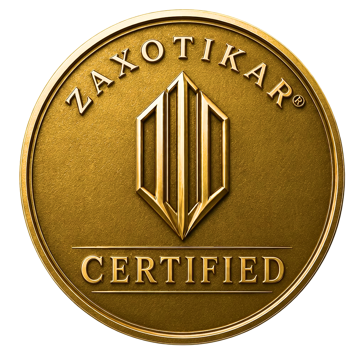 ZAXOTIKAR Certified badge