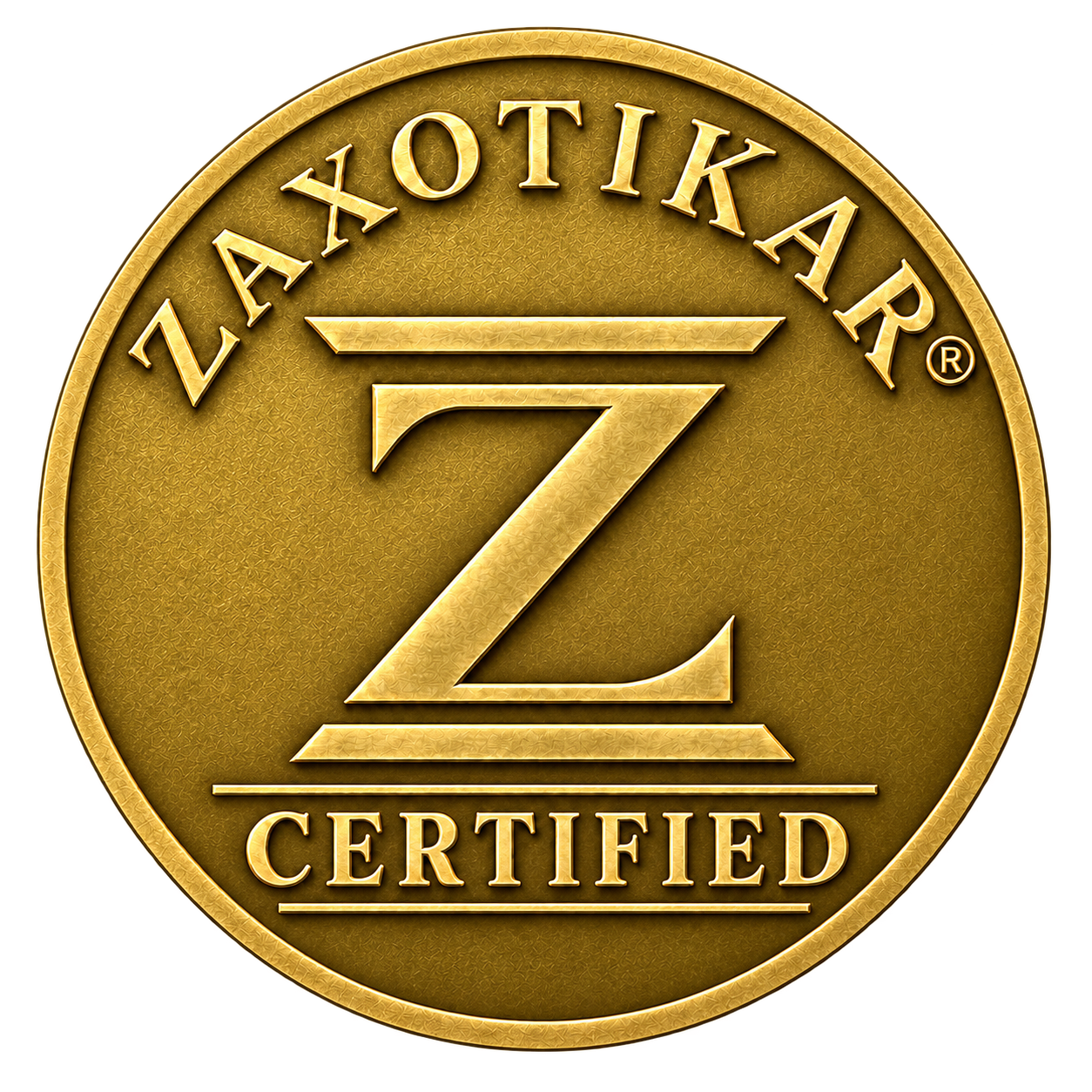 ZAXOTIKAR Certified badge
